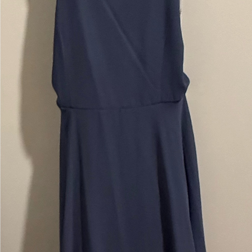 Elegant Navy Blue Women's Dress